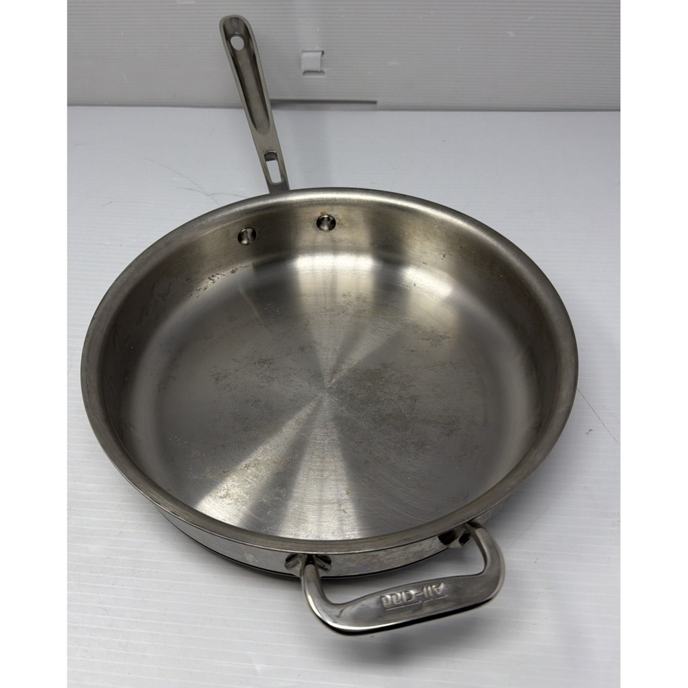 All Clad Stainless Copper Core 3 Qt  5-ply  Fry Pan  11 Inch Sautée  #0191820